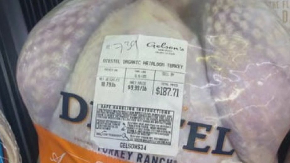 Gelson's turkey priced at almost $200